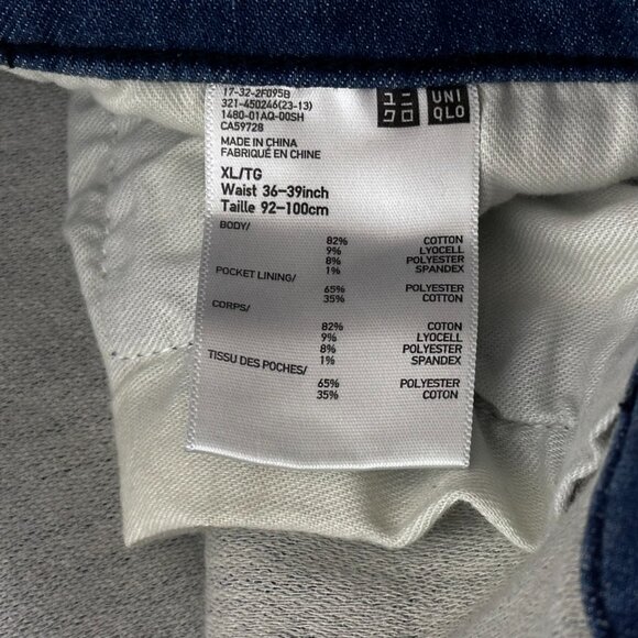 UNIQLO EZY Slim Fit Tapered Jeans XL (36-39") - Picture 4 of 6